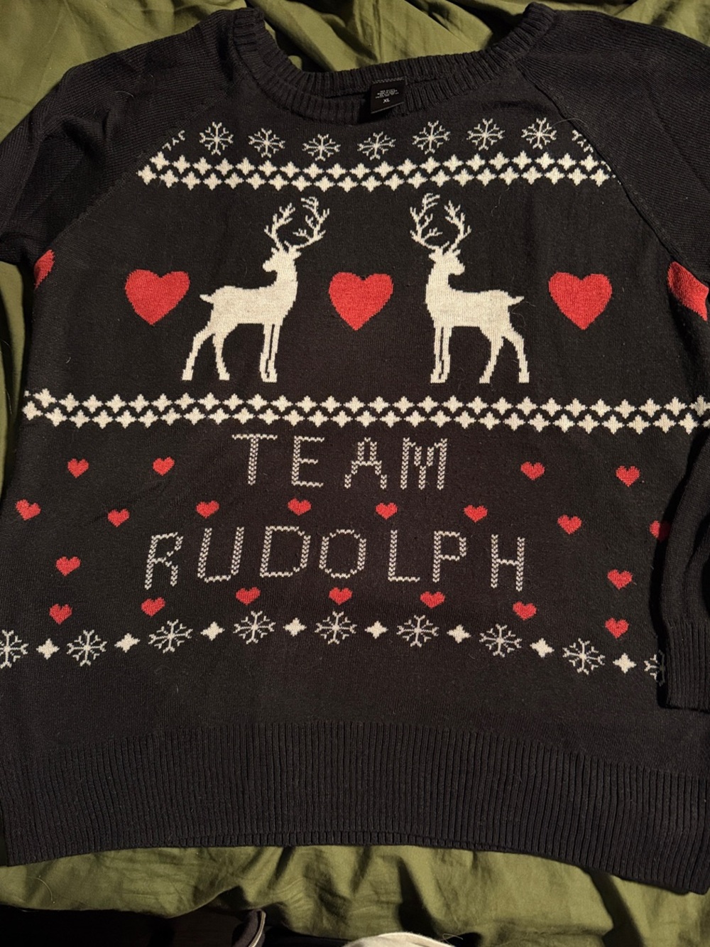 'Team Rudolph' women’s Holiday Sweater